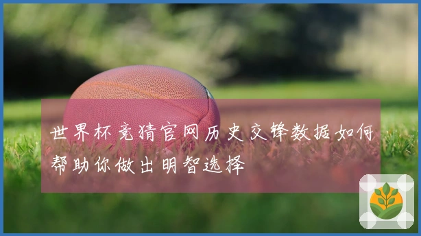 世界杯竞猜官网历史交锋数据如何帮助你做出明智选择