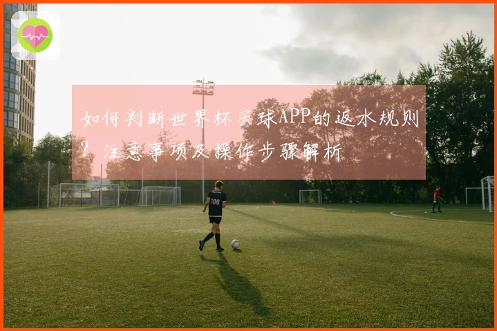 如何判断世界杯买球APP的返水规则？注意事项及操作步骤解析