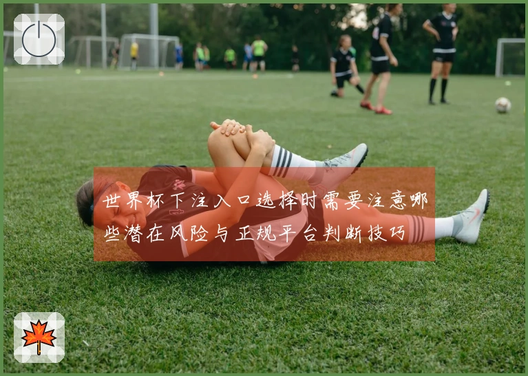 世界杯下注入口选择时需要注意哪些潜在风险与正规平台判断技巧
